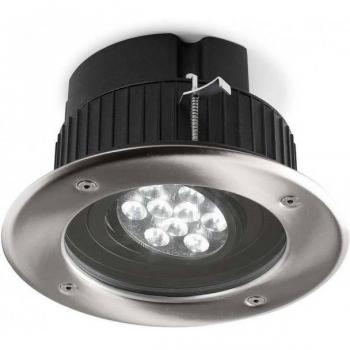 Foco empotrable Gea Acero inoxidable templado