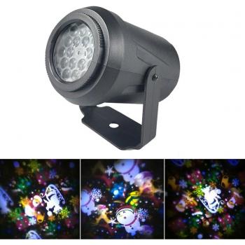Lámpara Proyector LED Impermeable para Exteriores - Navidad, Cumpleaños, Halloween y Bodas