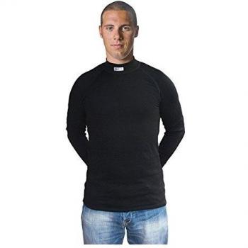 Biotex Technotrans Camiseta Interior con Manga Corta, Hombre, Negro, L