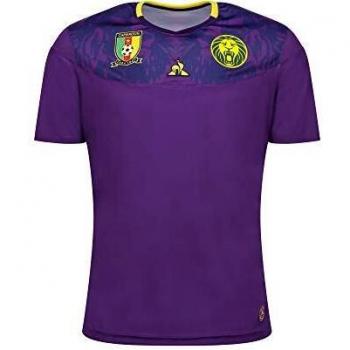 Le Coq Sportif Cameroun Maillot Pro WC SS M Camiseta, Hombre, Cyber Grape