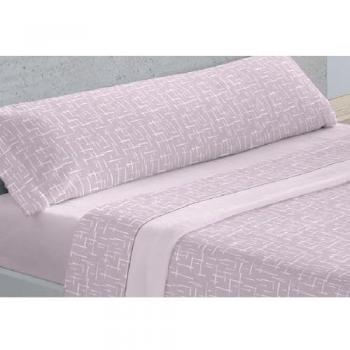 Juego de Sábanas 3 Piezas Estampadas 100% Microfibra Tacto Suave Cama 150 cm - Diferentes Diseños y Colores Primavera Verano