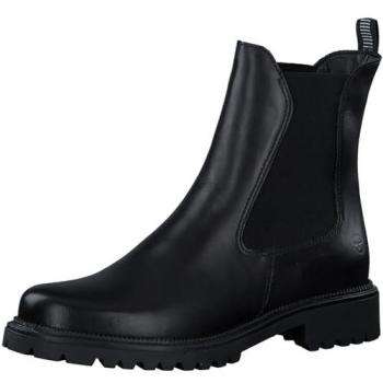 Botines Chelsea de Cuero Negro Tamaris para Mujer - Talla 40