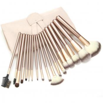 Zoë Ayla 24-Piece Professional Makeup Brush Set with Pouch