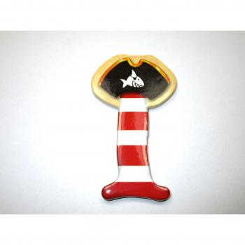 Alfabeto Infantil Letra I - Modelo Sharky