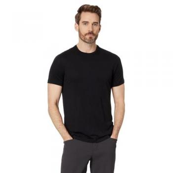 Camiseta de Manga Corta Icebreaker Merino 125 Cool-Lite Sphere III para Hombre, Negra, Talla L