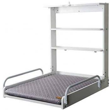roba 212015WEV230 - Estante cambiador de pared con cambiador, diseño moderno, color blanco