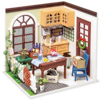 Casa de muñecas maqueta para pintar y montar