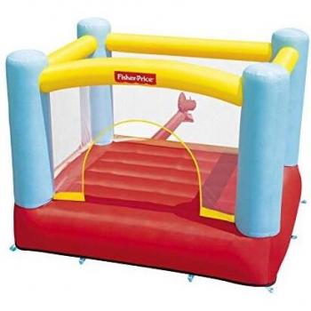 Trampolín Inflable Bouncetacular Fisher-Price 200 x 170 x 152 cm con Soplador Permanente