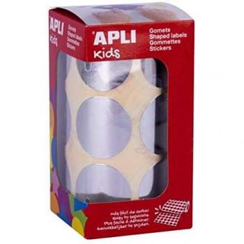 Apli Gomets Redondos Plata Metalizado Ø33mm
