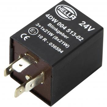 HELLA 4DW 004 513-021 Relé de intermitencia - 24V - 4polos - enchufado - electrónico
