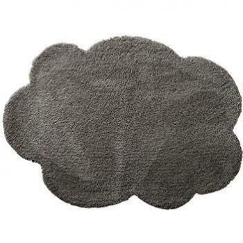 VERTBAUDET - Alfombra Grande, diseño de Nube, Color Gris