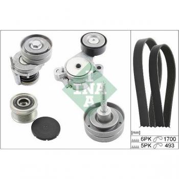 Correa acanalada con tensor INA V-Ribbed Belt Set 529 0519 20