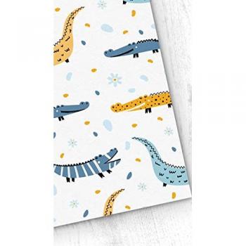 Papel Pintado Infantil Caimán - Rollo de 55 x 250 cm