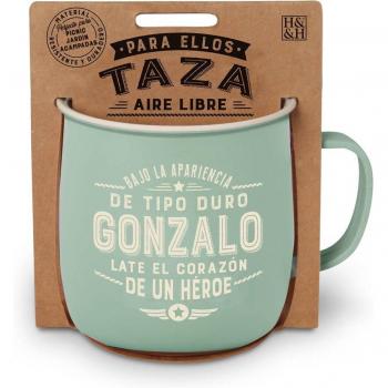 Taza Personalizada Multiuso History&Heraldry Gonzalo - Ideal para Regalos en Navidad, Reyes y Cumpleaños - Perfecta para Picnic, Jardín, Oficina y Casa