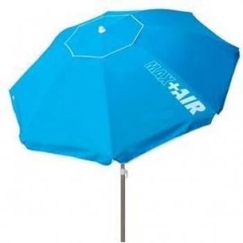 Sombrilla playa antiviento Max Air Ø220 cm Azul UV50