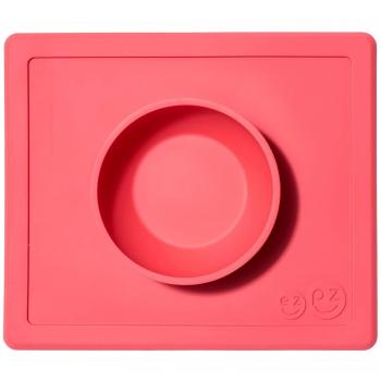 Ezpz - Bol de silicona happy mat coral