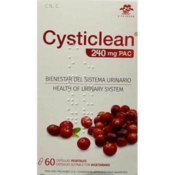 Vitagreen Cysticlean 153903.0 Prevención y Tratamiento de la Cistitis 240 mg 60 Cápsulas