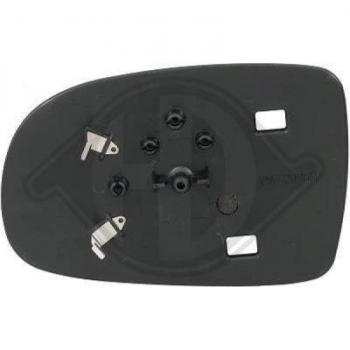 Cristal de espejo retrovisor exterior DIEDERICHS 1813224