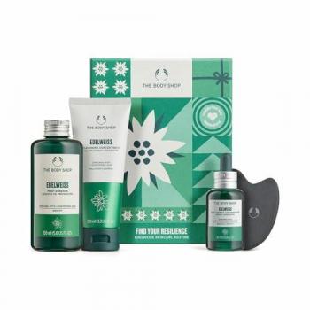 Estuche de Cosmética Facial The Body Shop Edelweiss 4 piezas Unisex Adulto