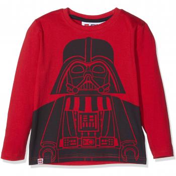 LEGO Wear Boy Star Wars CM-73424, Camiseta de Manga Larga para Niños, Rot