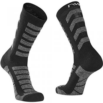 Calcetines Northwave Husky Ceramic High Negro Gris S para Hombre