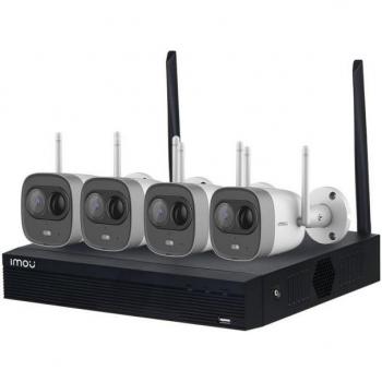 Kit de Videovigilancia Imou con 4 Cámaras Bullet IP WiFi Exterior IP67 Full HD 1080p