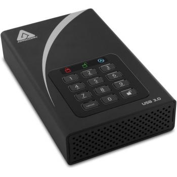 Apricorn Aegis Padlock 10TB Desktop 256-Bit Hardware Encrypted USB 3 Hard Drive