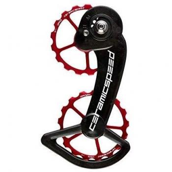 CeramicSpeed csospw11002000 pulegge Oversize, Rojo, Talla única