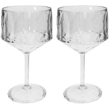 Koziol Club No. 15 Superglas Gin and Tonic Glass Set, 500ml, Transparent, Set of 2