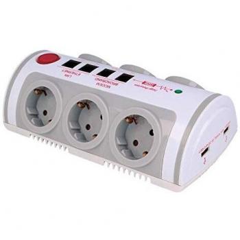 Base Multiple Amig 5500 6 Bases +2 USB + 1 Toma telefono+1 Toma Datos