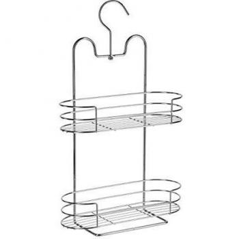 Soporte de Ducha de 2 Niveles Venterra - Organizador de Baño 41cm Gris