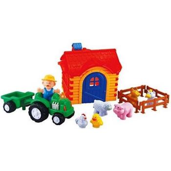 Conjunto de Granja Interactiva con Sonidos Musicales y Figuras de Animales