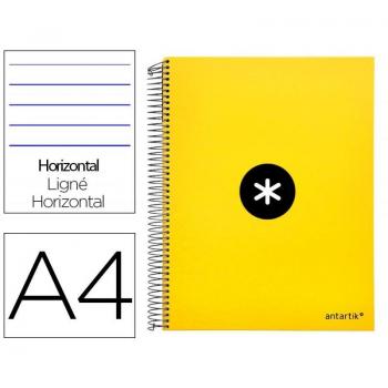 Cuaderno espiral Liderpapel Antartik A4 - Amarillo