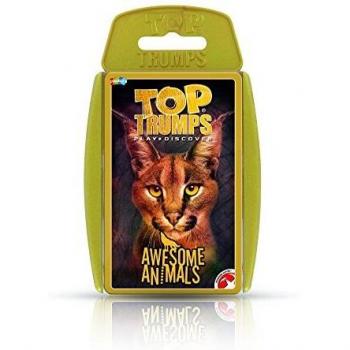 Awesome Animals Top Trumps Card Game