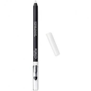 KIKO Milano Intense Colour Long Lasting Eyeliner 01 | Lápiz para la parte externa del ojo con una mina intensa y deslizable de larga duración