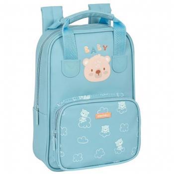 Mochila Infantil Safta Preescolar Baby Bear 20x28x8cm Azul