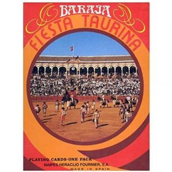 Naipes Heraclio Fournier Baraja de Poker 54 Cartas Fiesta Taurina - Toros