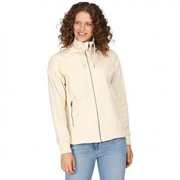 Regatta Women's Jessalyn Velour Full Zip Fleece Jacket - Light Vanilla, Size: 10