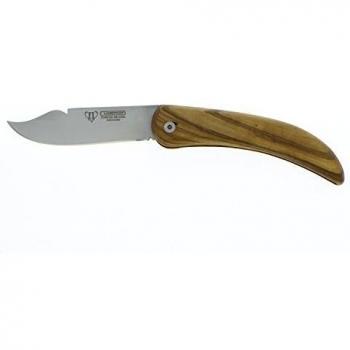 Navaja de caza cudeman 421-LS, con empuñadura de olivo, hoja de 8 cm unidad en liquidación