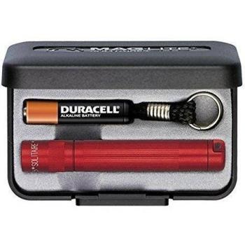 MAGLITE Solitaire - Linterna de Acampada y Senderismo, Color Rojo