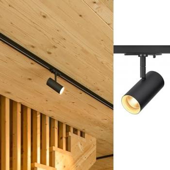 Noblo Black LED 1-Phase Spotlight 8.4W 450lm 2000-3000K 36°