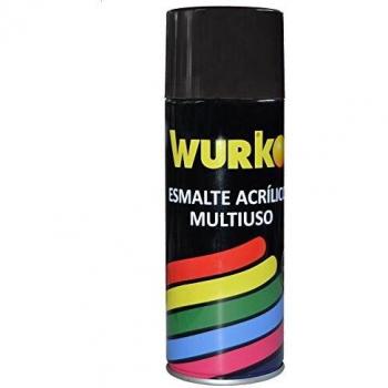 Wurko 9005M Pintura Spray, Negro, 400 ml