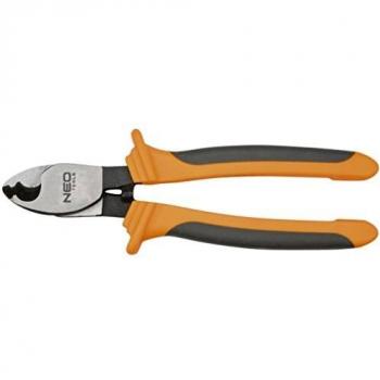 Tijera para cables NEO TOOLS 235mm, acero CRV, capacidad hasta 25mm, para cobre y aluminio