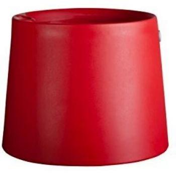 Hobby Flower Novo - Maceta Redonda con Sistema de Auto-riego, 42 x 39 cm, Color Rojo