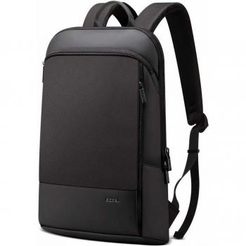 BOPAI Mochila Pase de Hombres y Mujeres Impermeable Mochila para Portátil Ligera Súper Delgada de 15 Pulgadas Hombres Mochila Antirrobo Ultraligera Mochila de Daypacks Negocios, Negro