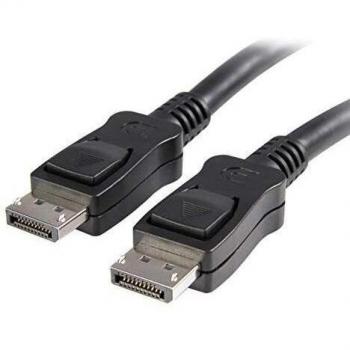 StarTech.com Cable de 3m Certificado DisplayPort 1.2 4k con Cierre de Seguridad 2x Macho DP DISPLPORT10L