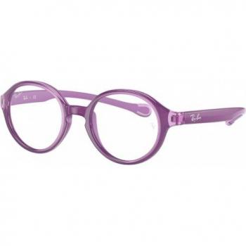 Ray-Ban Kids RY9075V 3880 Eyeglasses, Color: Violet, Size: 37, Features: Frame Only, Blue Light Blocking Available