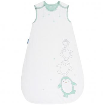 'GRO de Bag - Saco de dormir infantil invierno cálido  blanco/azul Talla:0-6 meses