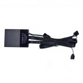 Ventilador Controlador Lian Li Unifan 12TL Black - Ventilador de 120 mm, iluminación RGB, control por software, diseño modular para fácil instalación, compatibilidad con controladores Lian Li UNI HUB