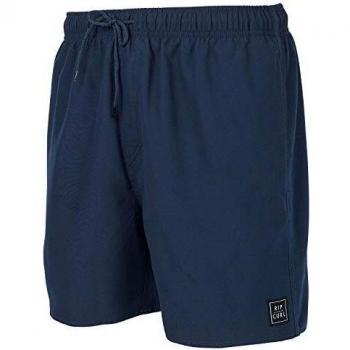 RIP CURL,Volley Fly out 16'' Boardshort,Hombre,Pantalón Corto de baño, pantalón, cordón, Cintura elástica,Mood Indigo,S